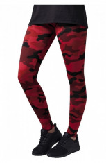 Ladies Camo Leggings rosu-camuflaj M foto