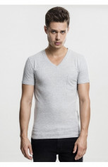 V-Neck Pocket Tee gri M foto