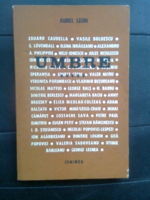 Aurel Leon - Umbre (5), (Editura Junimea, 1986) foto