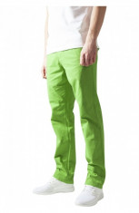 Pantaloni chino barbati verde lime 38 foto