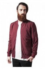 Geaca bomber subtire barbati rosu burgundy XL foto