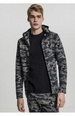 Interlock Camo Zip Jacket inchis-camuflaj L foto