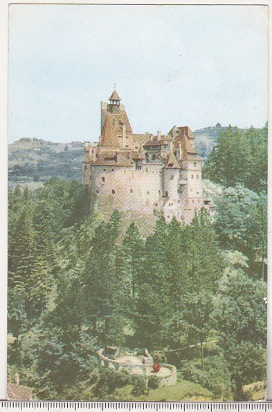 bnk cp Castelul Bran - Vedere - circulata