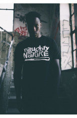 Tricou rap Naughtz by nature negru S foto