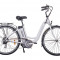 Bicicleta electrica clasica cu cadru de aluminiu baterie Litium-Ion ZT-13 ALB