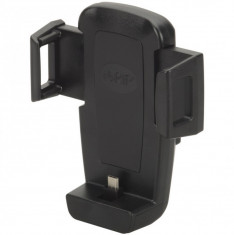 Suport auto universal iGrip cu prindere in ventilatie si incarcare micro USB (44 - 82mm), Black (Bulk) foto
