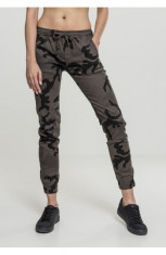 Ladies Camo Jogging Pants inchis-camuflaj M foto