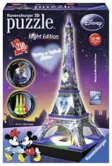 Puzzle 3D Turnul Eiffel - 216 piese foto