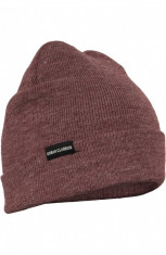 Caciula beanie unisex simpla rosu burgundy-melange foto