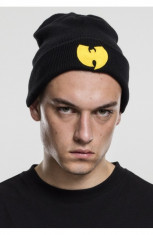 Wu-Wear Logo Beanie negru foto