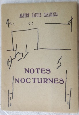 ALBERT RAFOLS CASAMADA - NOTES NOCTURNES (BARCELONA, 1976) foto