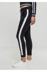 Ladies Interlock Jogpants negru-alb S foto