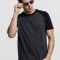 Raglan Contrast Tee gri carbune-negru M