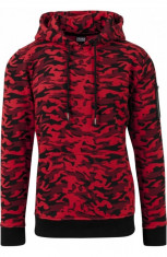 Sweat Camo Bomber Hoody rosu-camuflaj L foto