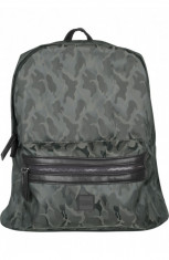 Camo Jacquard Backpack inchis-oliv-camuflaj foto