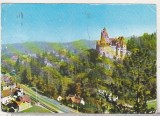 bnk cp Castelul Bran - Vedere dinspre vest - circulata