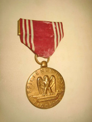 7676- For good conduct Medalie militara aviatie USA bronz 3 cm. foto