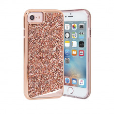 Husa Fashion dual layer Case-Mate Brilliance pentru Apple iPhone 7, Rose Gold foto