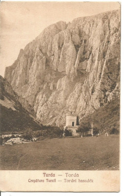 (A) carte postala(ilustrata)-TURDA-Crepatura Turzii anul 1926 foto