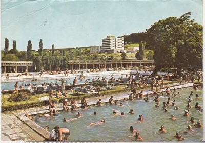 bnk cp Geoagiu Bai - Strandul - circulata - marca fixa foto