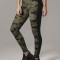 Ladies Camo Stripe Leggings camuflaj-negru XL