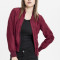 Geci fas dama bomber rosu burgundy L