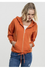 Ladies Kimono Zip Hoody rustorange S foto