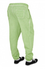 Pantalon sport spray dye menta L foto