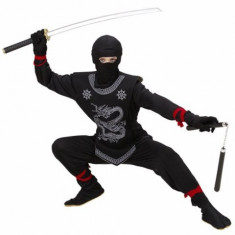 Costum Ninja negru 158 cm foto