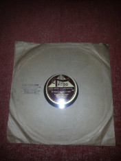 Disc gramofon / patefon 78 rpm ?Tempo-Leo Maurer foto