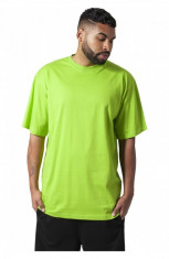Tricouri lungi simple barbati verde lime M foto