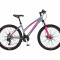 Bicicleta MTB Umit Camaro Lady 2D , Cadru 16&quot;, 21 Viteze , Culoare Gri/Roz , RoPB Cod:2663016000