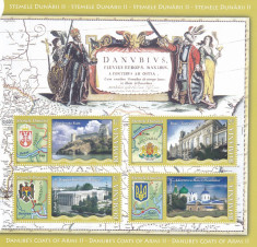 ROMANIA 2010 LP 1880 a STEMELE DUNARII II BLOC MNH foto