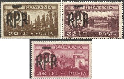 SUPRATIPAR ( VALORILE MARI ) ROMANIA MIHAI VEDERI 1948--MNH