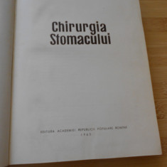 ION TURAI--CHIRURGIA STOMACULUI --factura