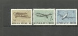 AUSTRIA 1968 - AVIOANE DE PASAGERI, serie nestampilata, F118, Nestampilat