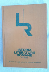 carte Istoria Literaturii Romane - studiu literar Zoe Dumitrescu Busulenga RSR foto