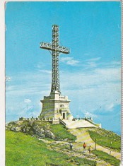 bnk cp Muntii Bucegi - Monumentul eroilor - circulata - marca fixa