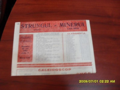 PROGRAM Strungul Arad - Minerul Ilba Seini foto