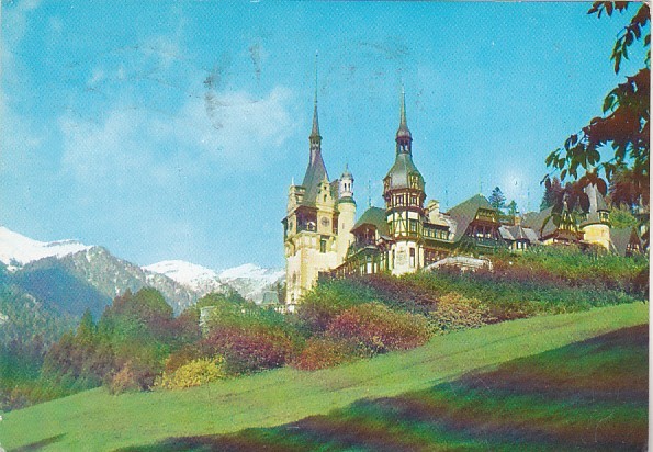 bnk cp Sinaia - Castelul Peles - circulata