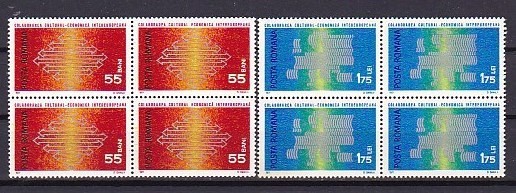 Romania 1971 - EUROPA CEPT, BLOCURI DE 4 MNH, F120