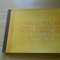 INDRUMATOR PENTRU STUDIUL ANATOMIEI SISTEMULUI NERVOS CENTRAL - 1976