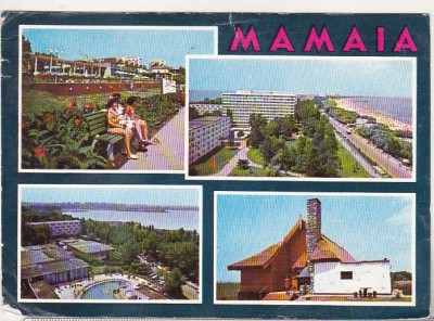 bnk cp Mamaia - Vedere - circulata - marca fixa foto