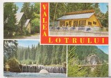 Bnk cp Valea Lotrului - Vedere - circulata - marca fixa, Printata, Valcea