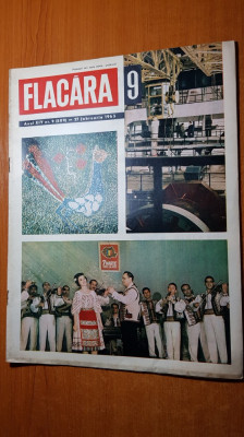 revista flacara 27 februarie 1965-art. despre banat-resita,timisoara ,arad foto