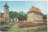 Bnk cp Piatra Neamt - Biserica si turnul lui Stefan - circulata - marca fixa, Printata
