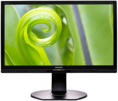 Monitor IPS LED Philips 21.5&amp;amp;quot; 221P6EPYEB, Full HD (1920 x 1080), VGA, DVI, DisplayPort, 5 ms, Boxe, Pivot (Negru) foto