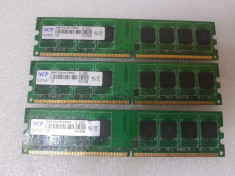 Memorie RAM NCP Platinum QIMT7AUDR-30M48 1GB DDR2 667MHz - poze reale foto