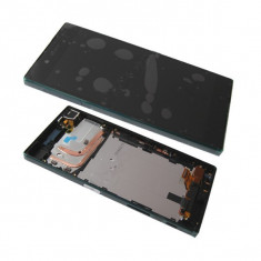 Ansamblu display touchscreen rama Sony Xperia Z5 verde foto