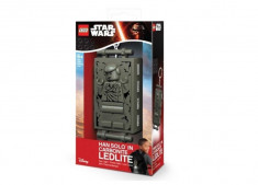 Breloc cu lanterna LEGO Han Solo Carbonite foto